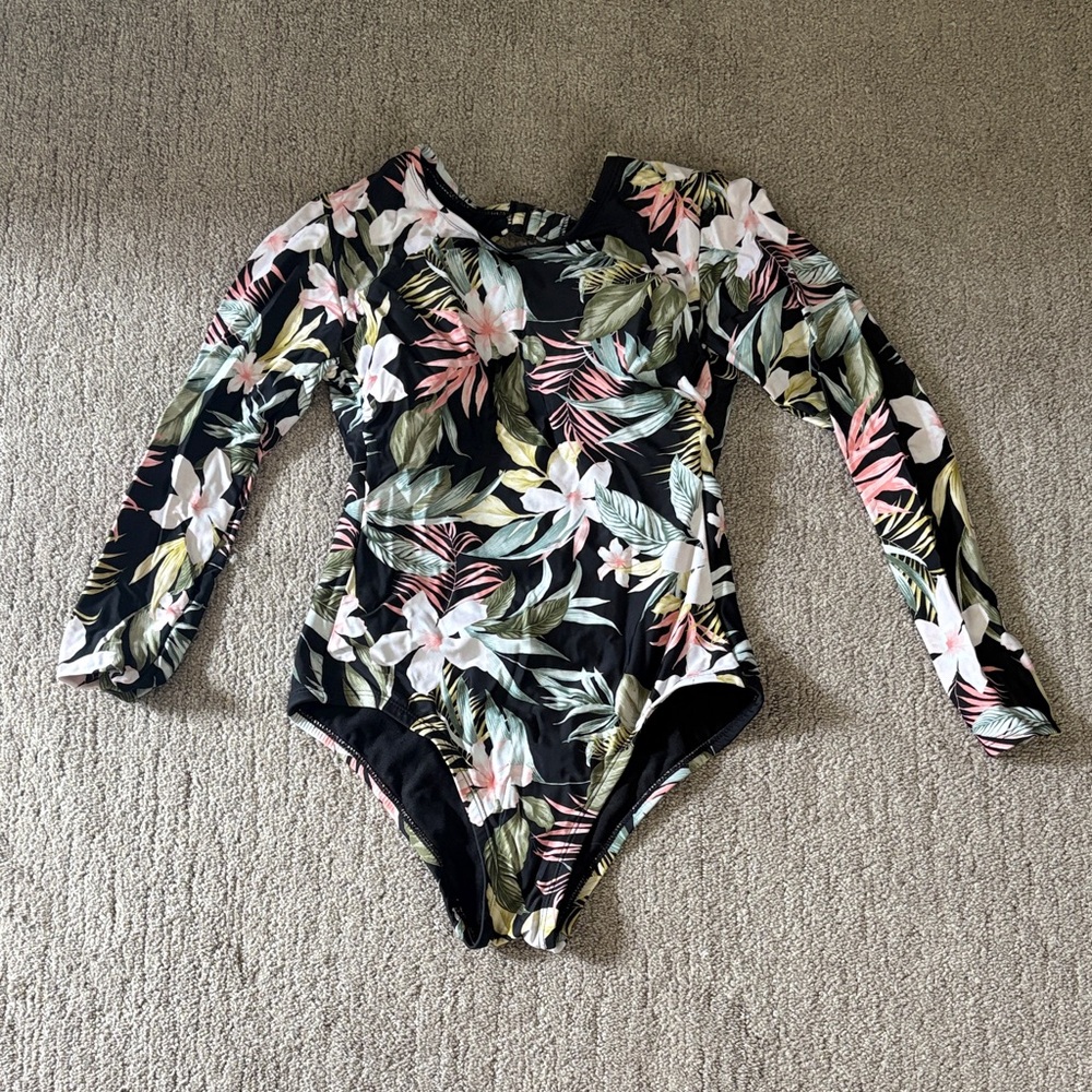 Kona Sol floral swimsuit